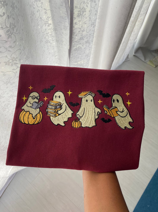 **CREWNECK** Bookish Ghost